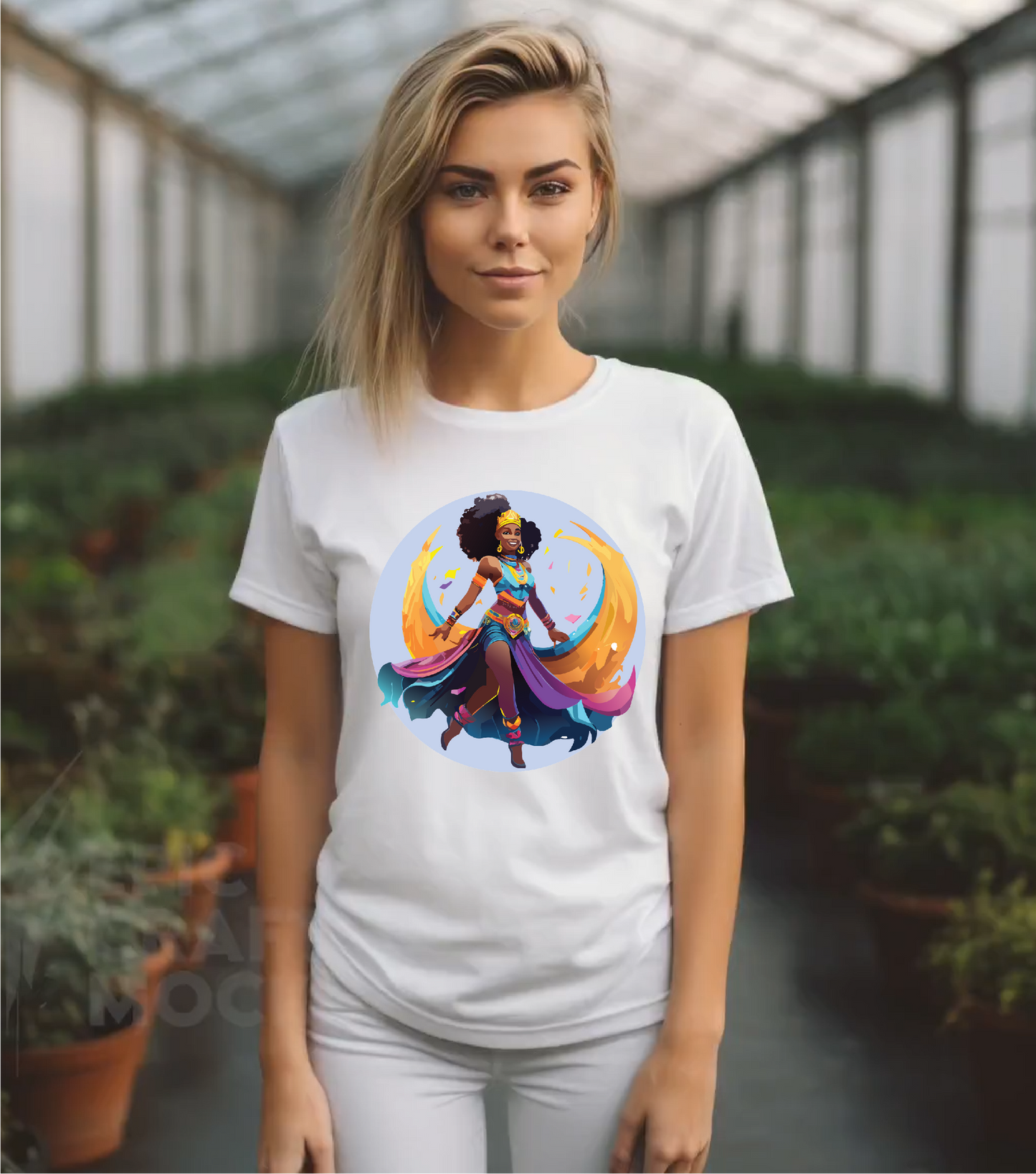 Dancer Graphic Unisex 100 Cotton Staple Tee 19