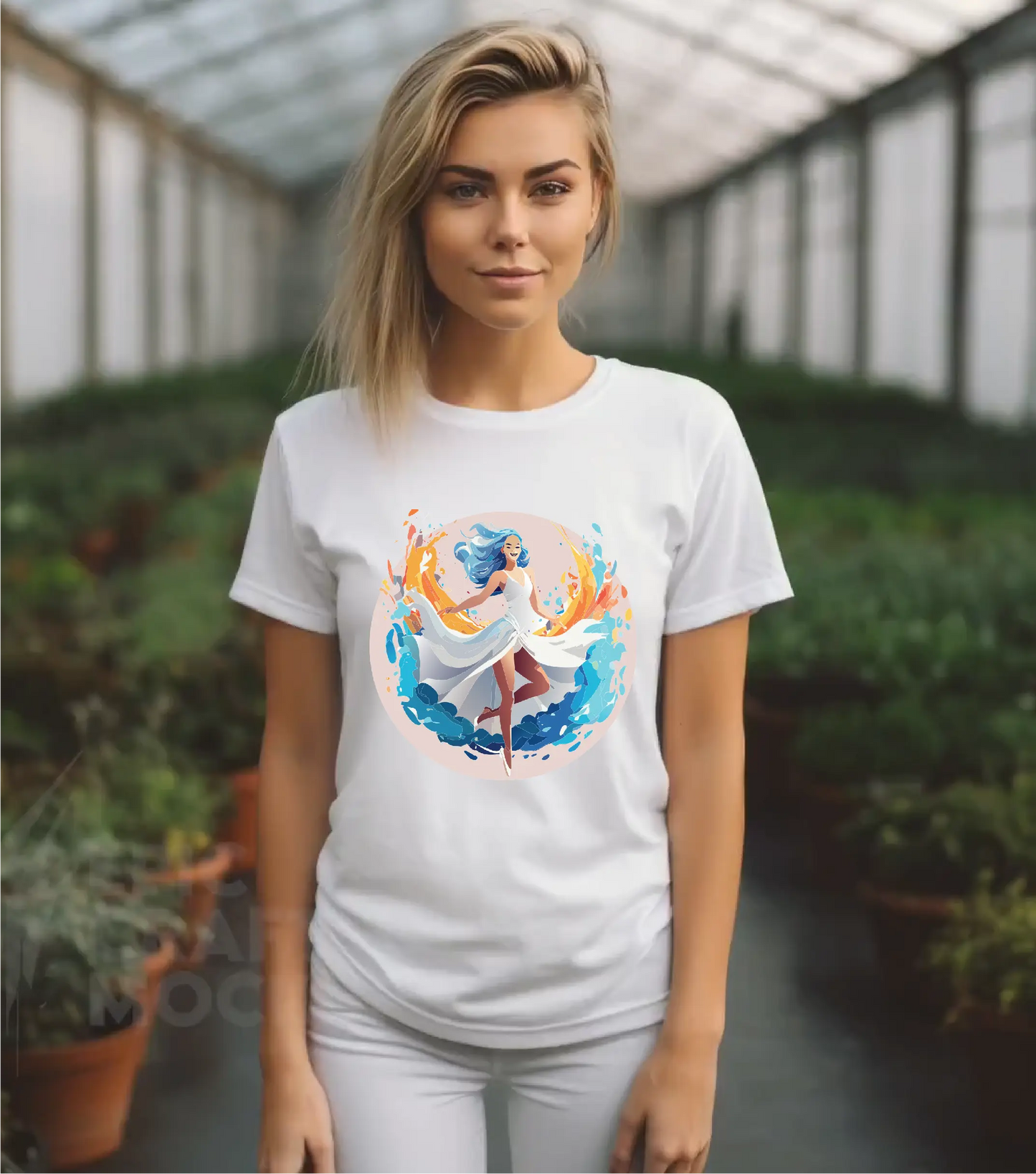 Dancer Graphic Unisex 100 Cotton Staple Tee 1