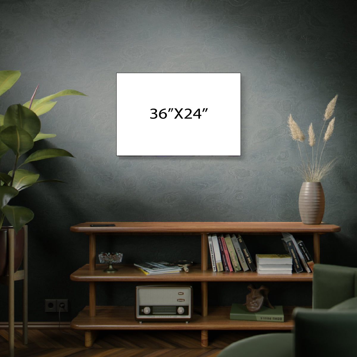 Abstract Oil Painting Print Canvas 24x16, 30x20, 36x24, 48x32, 60x40 Bright Latex Inks, Pine-Wood Inner Frame ABH-76