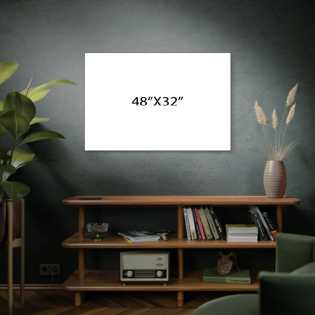 Abstract Oil Painting Print Canvas 24x16, 30x20, 36x24, 48x32, 60x40 Bright Latex Inks, Pine-Wood Inner Frame ABH-76