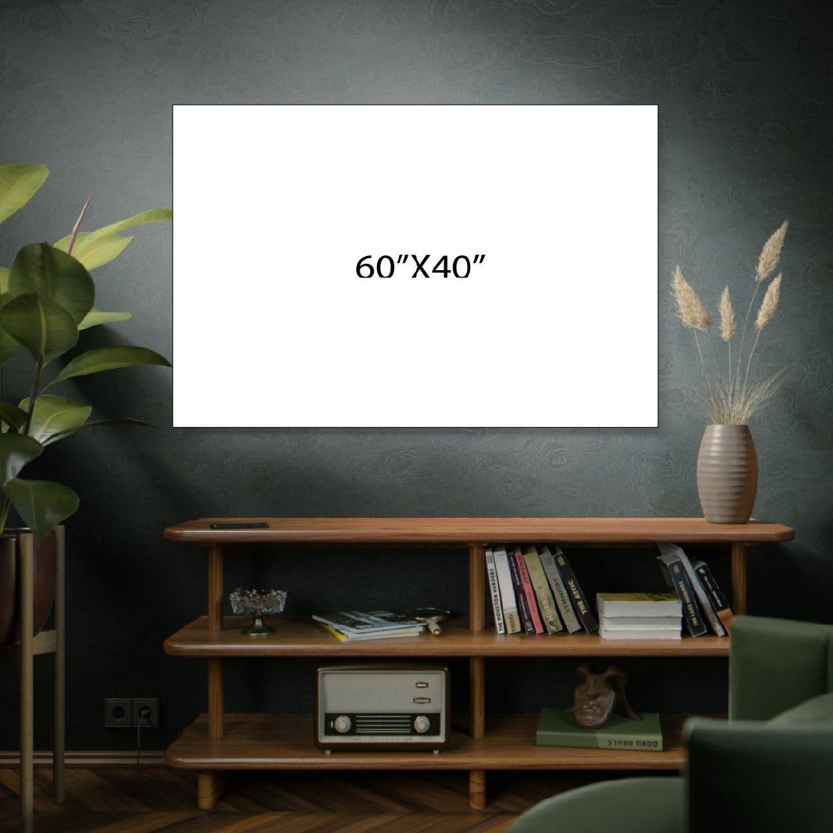 Abstract Oil Painting Print Canvas 24x16, 30x20, 36x24, 48x32, 60x40 Bright Latex Inks, Pine-Wood Inner Frame ABH-76