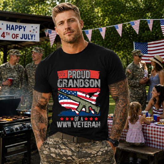 Army Veteran Patriotic Graphic Design Unisex Cotton T-Shirt v16