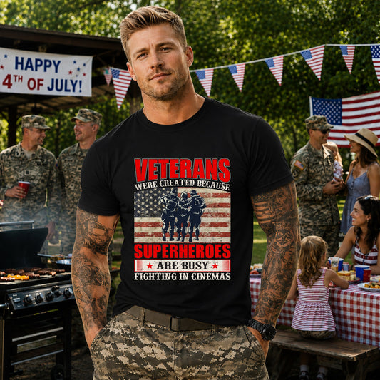 Army Veteran Patriotic Graphic Design Unisex Cotton T-Shirt v41