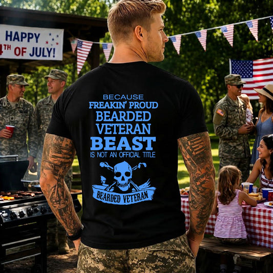 Army Veteran Patriotic Graphic Design Unisex Cotton T-Shirt v46