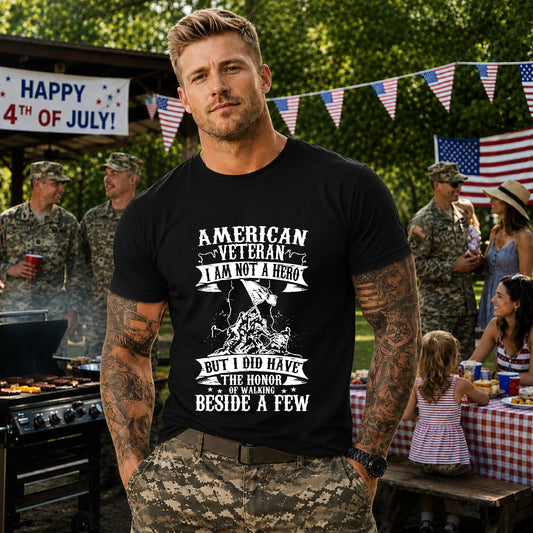 Army Veteran Patriotic Graphic Design Unisex Cotton T-Shirt v53