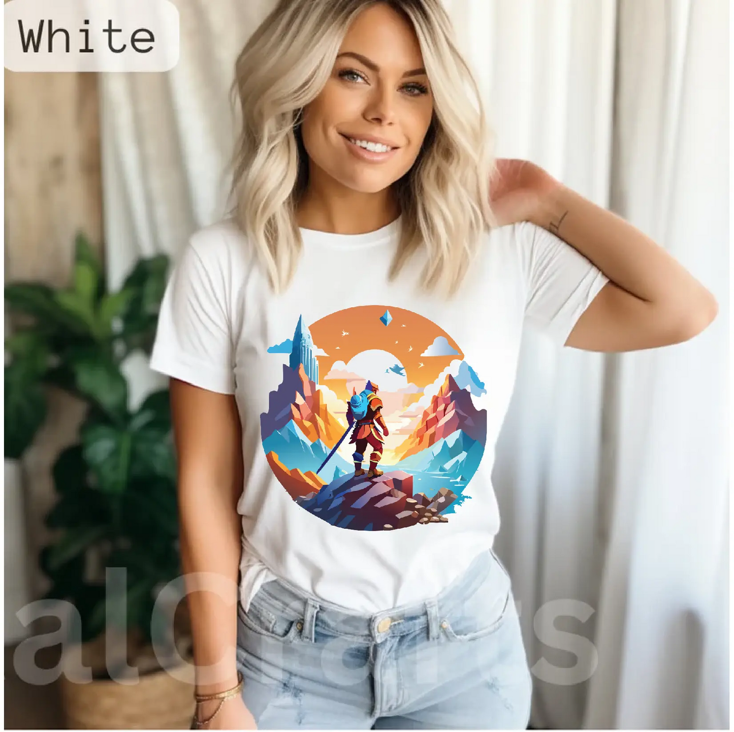 Adventures Graphic Unisex 100 Cotton Staple Tee 14