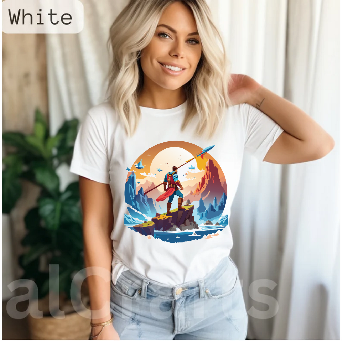 Adventures Graphic Unisex 100 Cotton Staple Tee 12