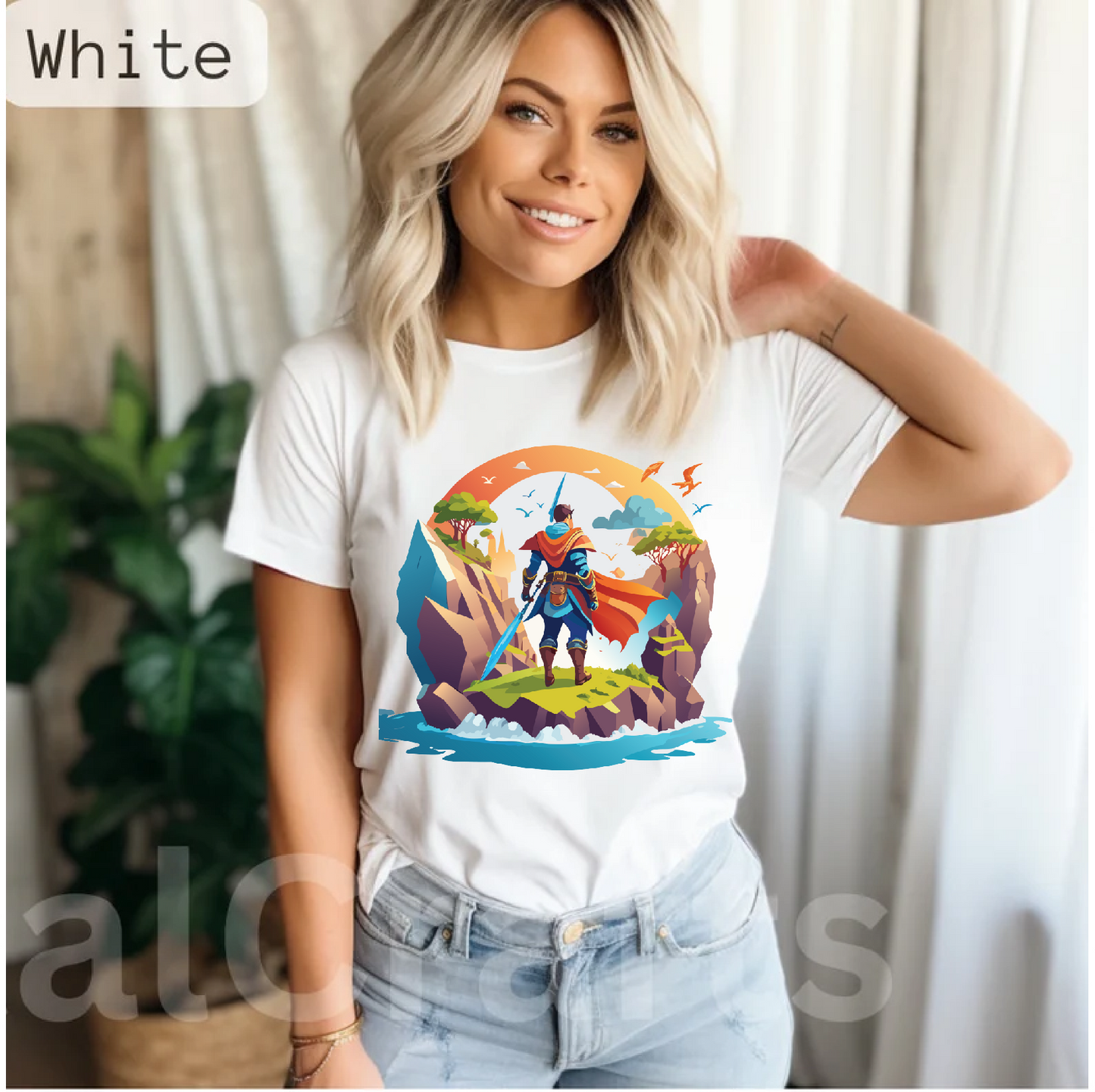 Adventures Graphic Unisex 100 Cotton Staple Tee 11